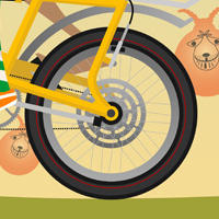 Girl Chopper Space Hopper